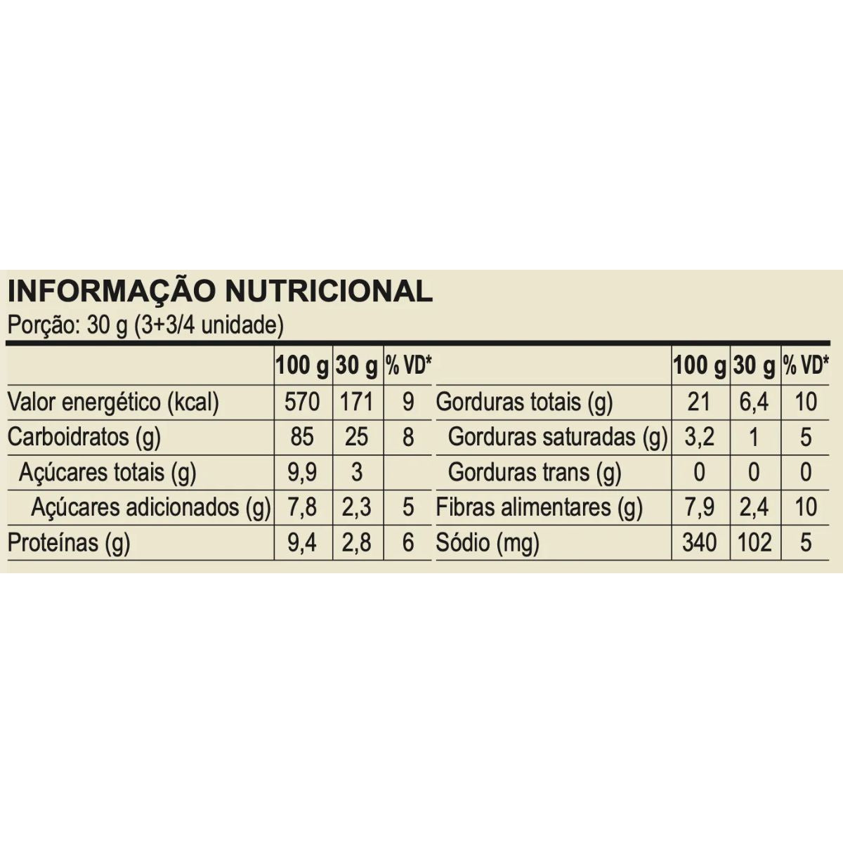 Torrada Sabor Multigrãos Com Batata Doce 100g - Linha Funcional