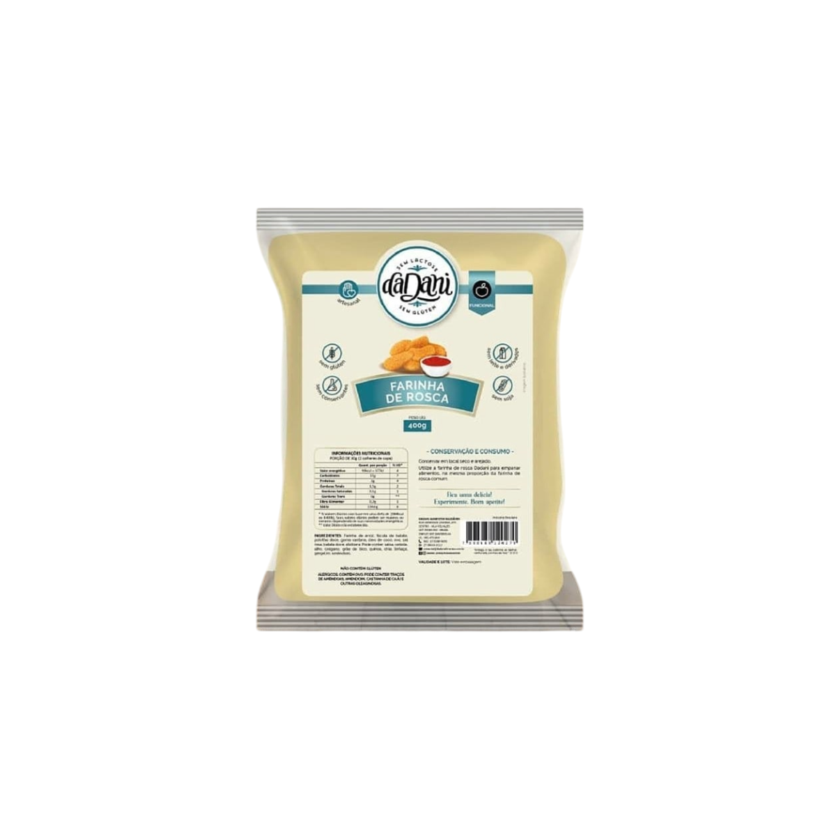 Farinha de Rosca 400g - Linha Funcional