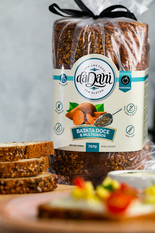 Pão de Forma Multigrãos com Batata Doce 750g - Linha Funcional