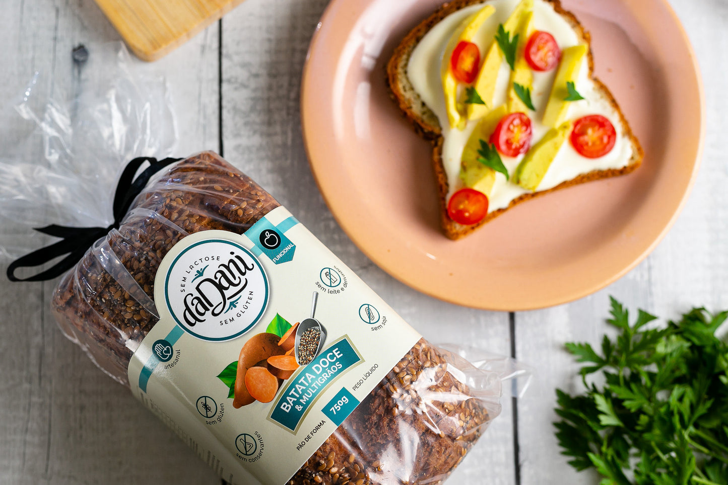 Pão de Forma Multigrãos com Batata Doce 750g - Linha Funcional