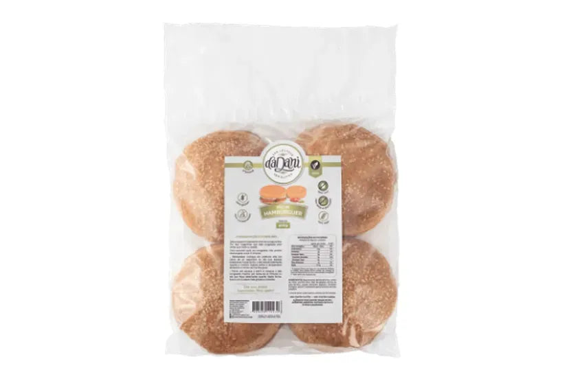 Pão de Hambúrguer 400g - Linha Vegan