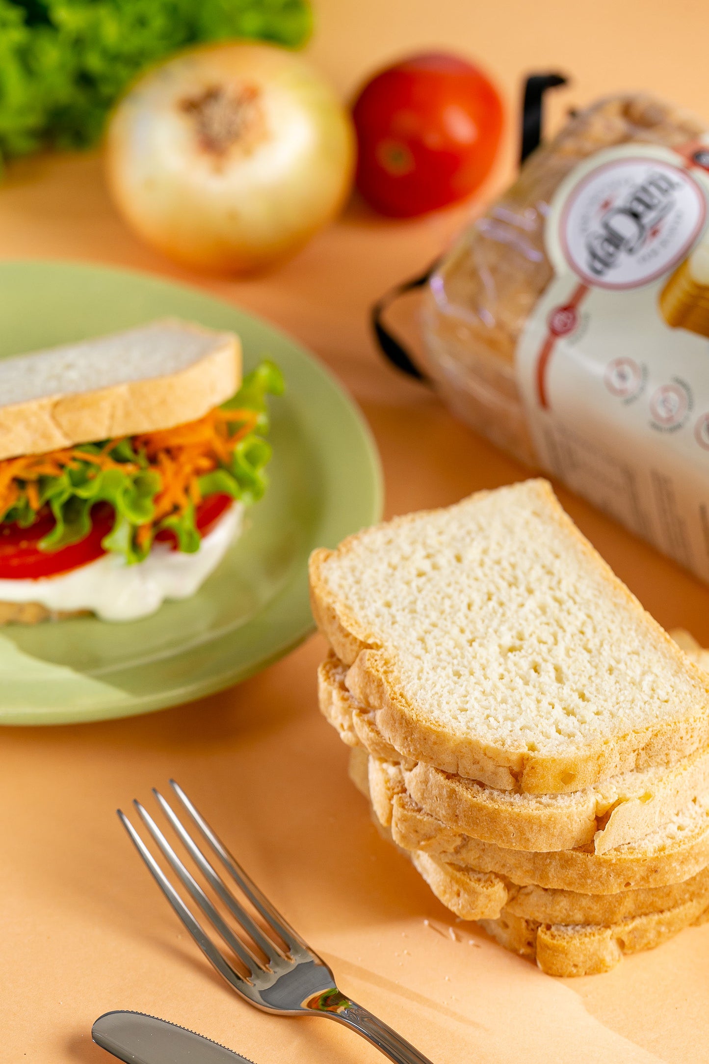 Pão de Forma Tradicional 500g - Linha Vegan / Slim