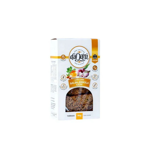 Torrada de Salsa, Cebola e Alho 80g - Linha Lowcarb