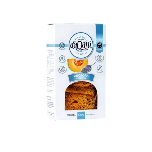 Torrada Sabor Abóbora com Chia 100g - Linha Funcional
