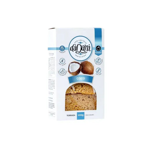 Torrada Sabor Coco 100g - Linha Funcional