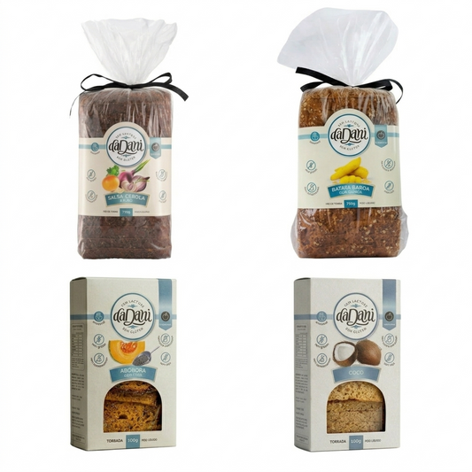 Kit Funcional Dadani 2 Pães + 2 Torradas