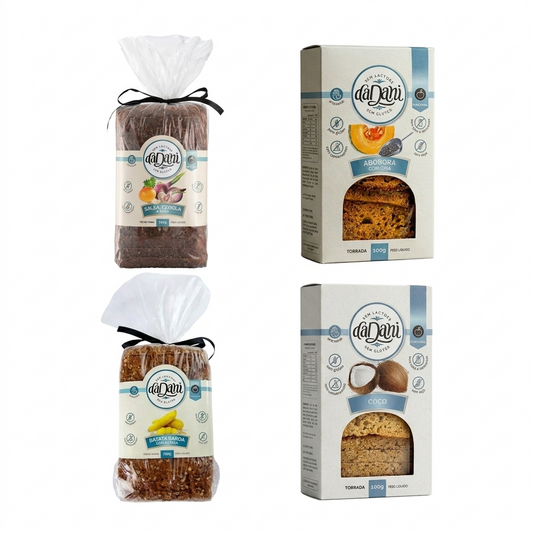 Kit Funcional Dadani 2 Pães + 2 Torradas