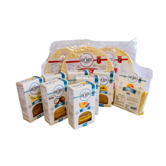Kit Dadani - 7 Torradas 1 Farinha de Rosca 3 Massas de Pizza