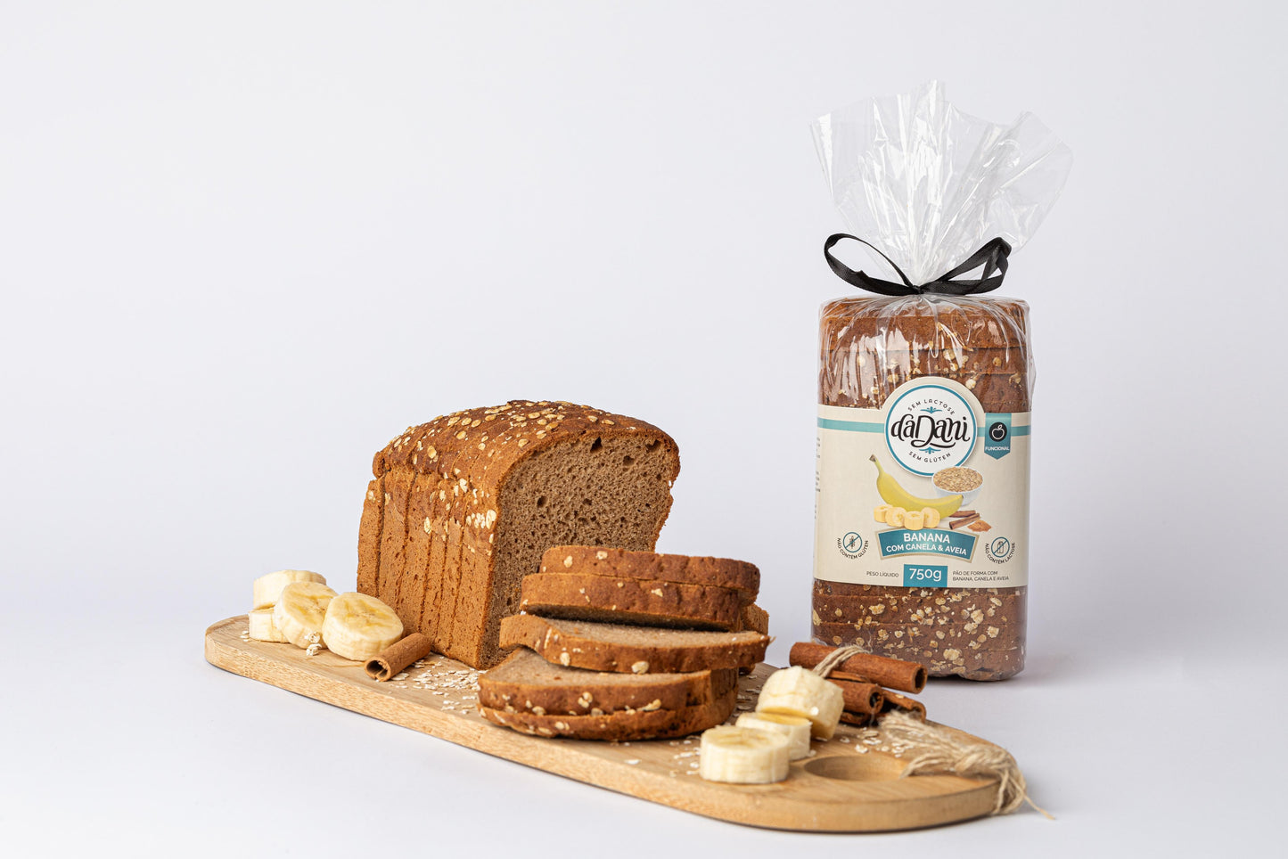Pão de Banana com Canela & Aveia 750g